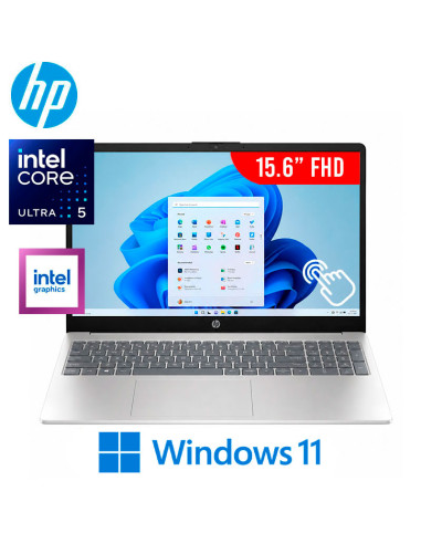 HP 15-FD2050 CORE ULTRA 5 8GBRAM 512GB WINDOWS 11 15,6"  TOUCHSCREEN