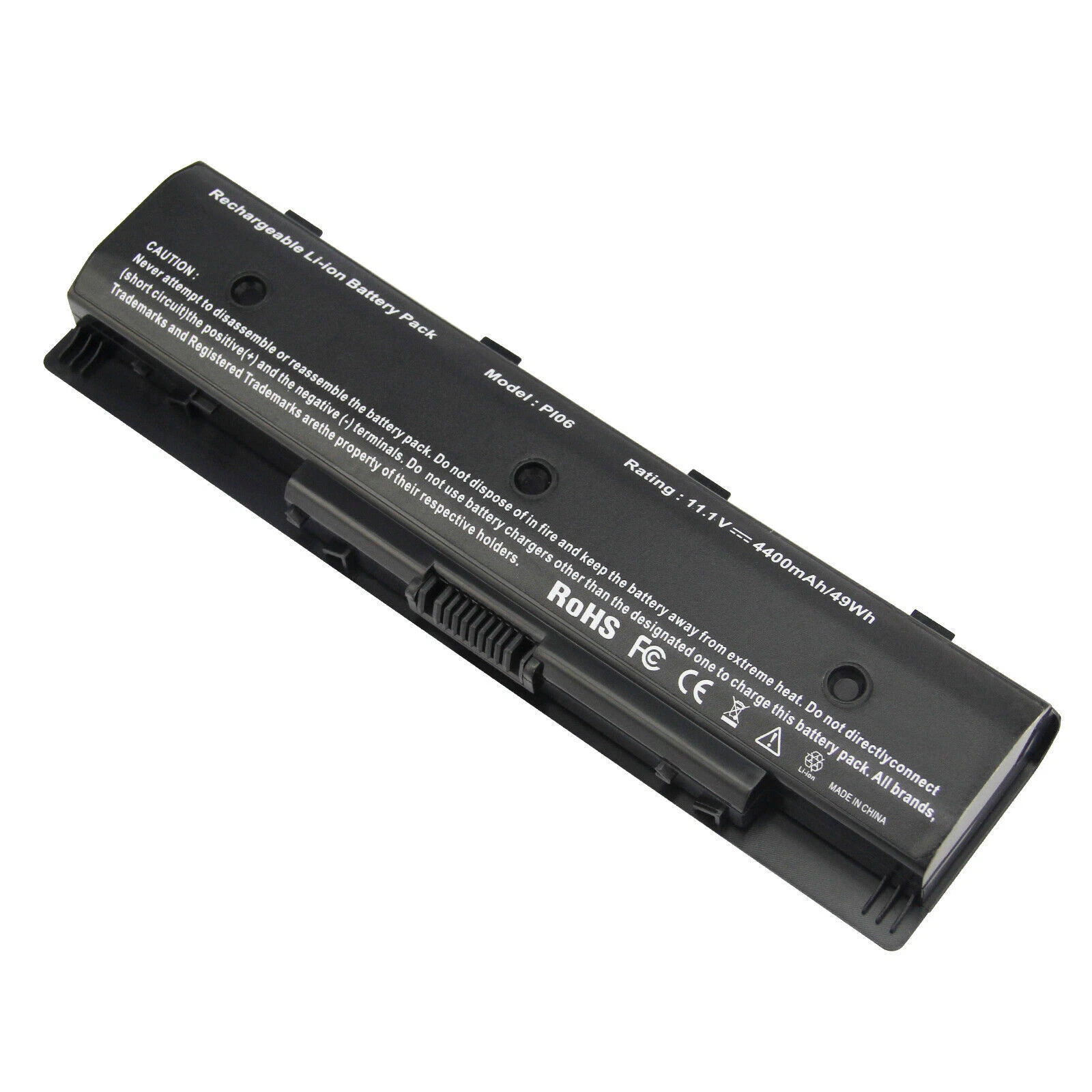 Hp Envy 14, 15 Series, 14-E000, 15-E000, 17-E100, HSTNN-OB1K, PI06, TPN-Q122 Laptop Battery, 10.8V 4400mAh/48Wh