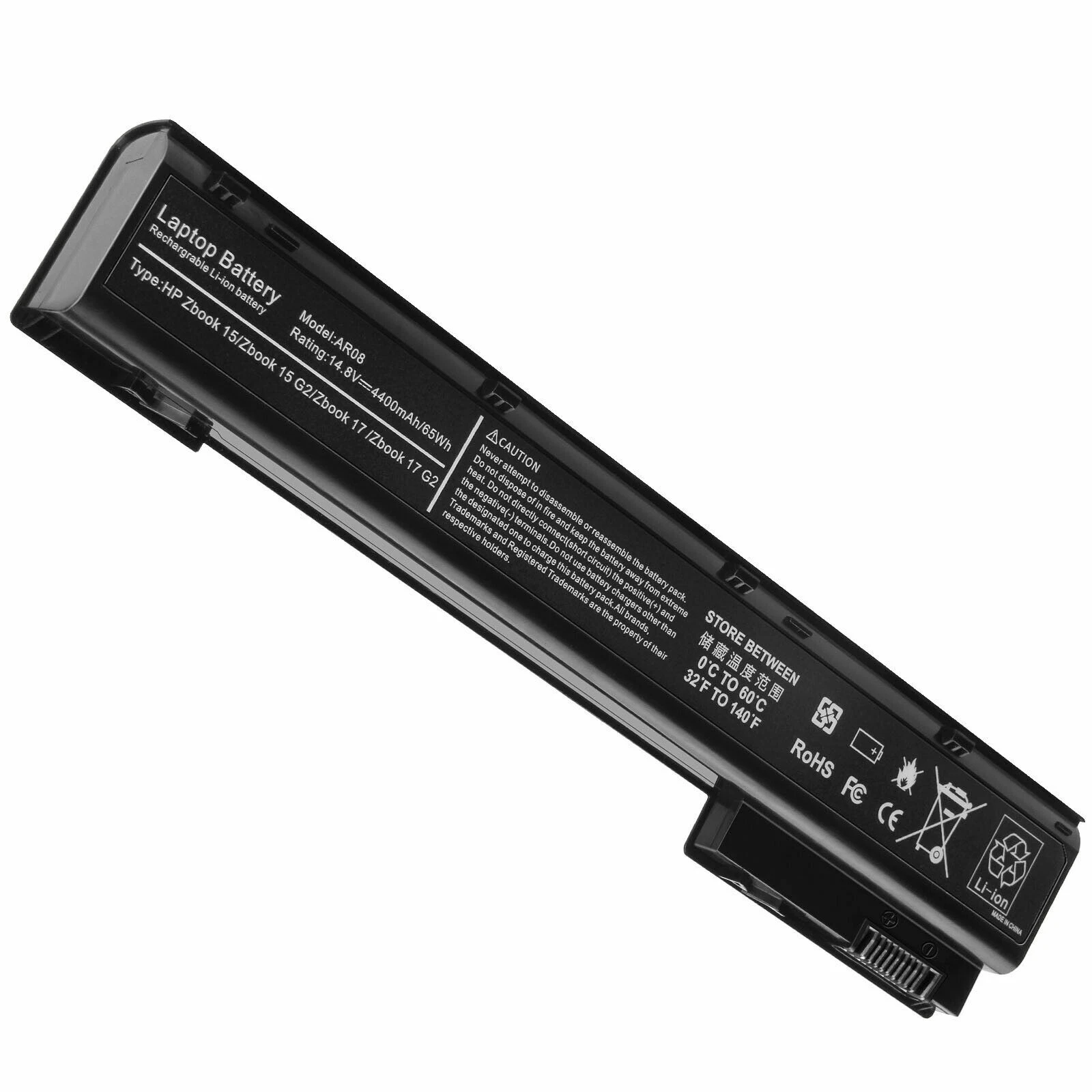 Hp ZBook 15, ZBook 17, HSTNN-C77C, AR08, HSTNN-IB41 Laptop Battery, 14.4.V 4400mAh/63Wh
