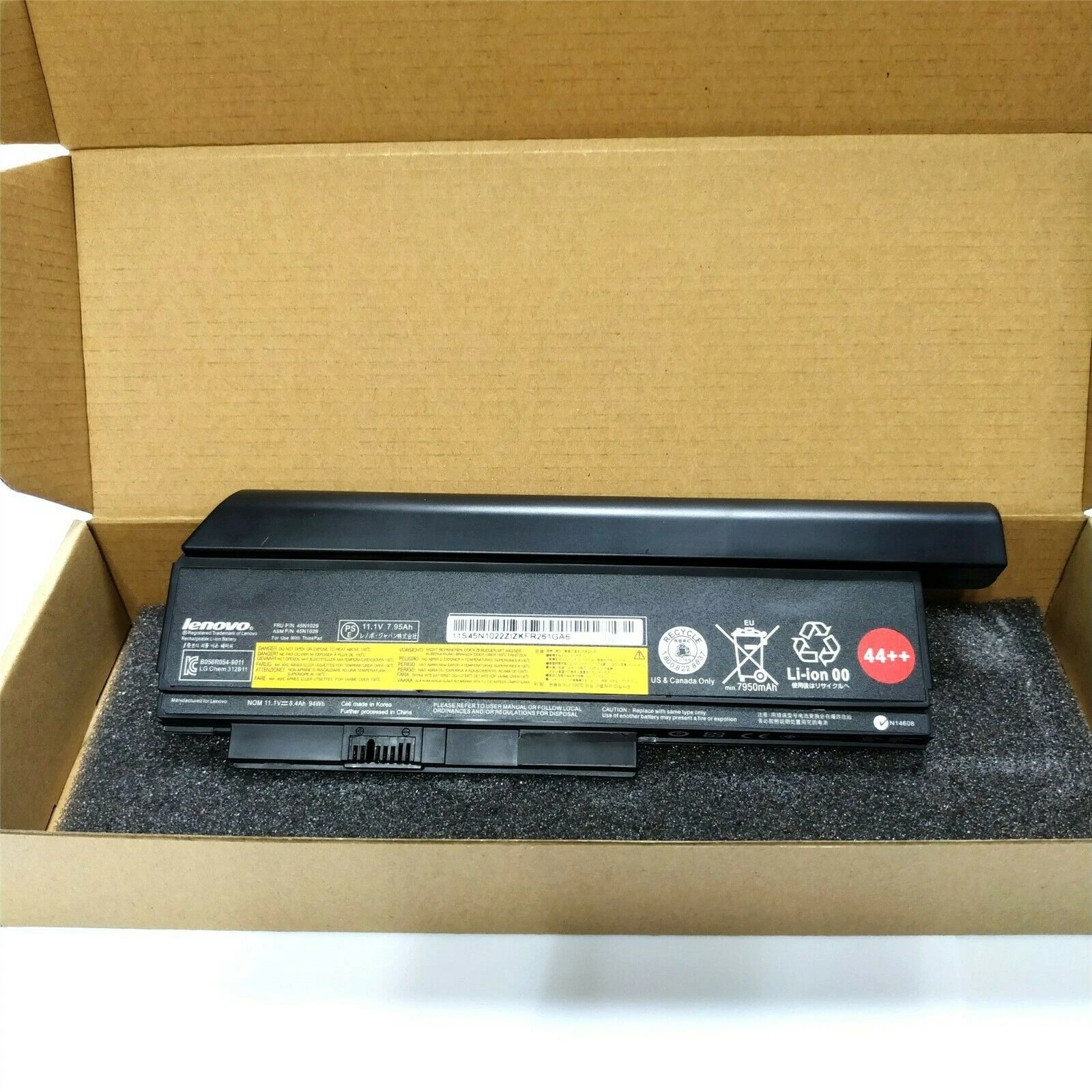 Lenovo ThinkPad X230, X230i, X220, X220i, X220s, 42T4866, 42T4875, 42Y4864, 45N1019, 0A36281, 0A36283 Laptop Battery, 11.1V 4400mAh/49Wh