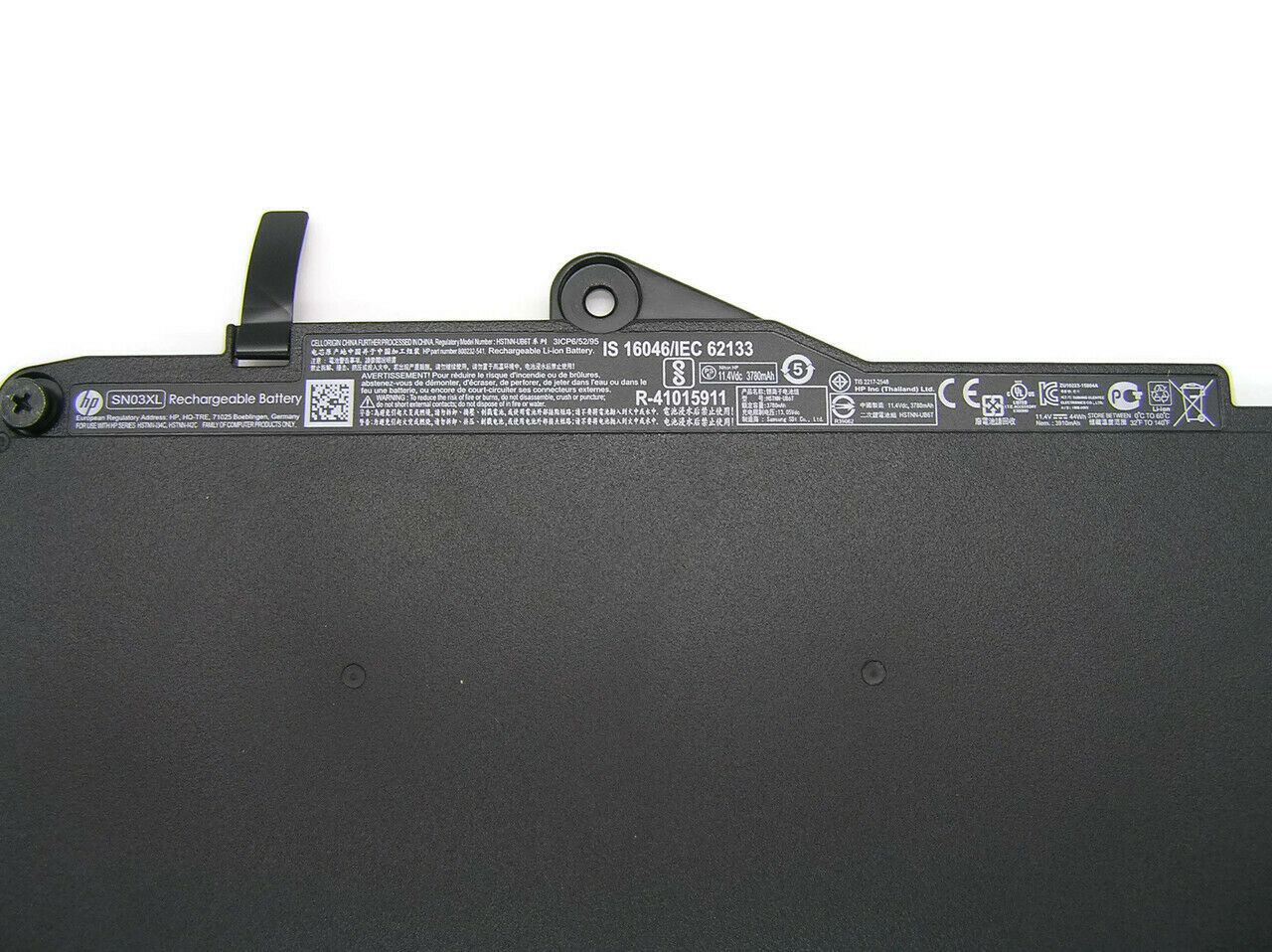 Hp EliteBook 725 G3, 725 G4, 820 G3, 820 G4, SN03XL Laptop Battery, 11.4V 3780mAh/44Wh