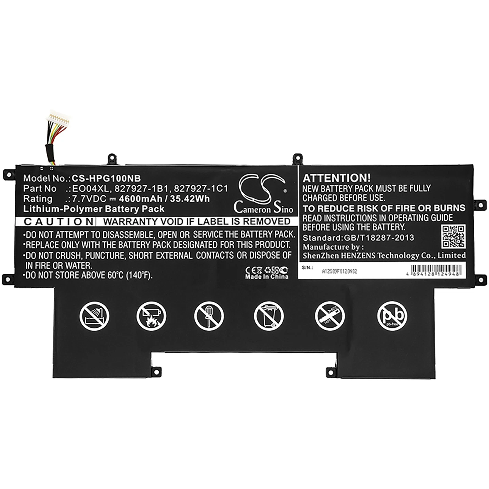 EO04XL INTERNAL BATTERY